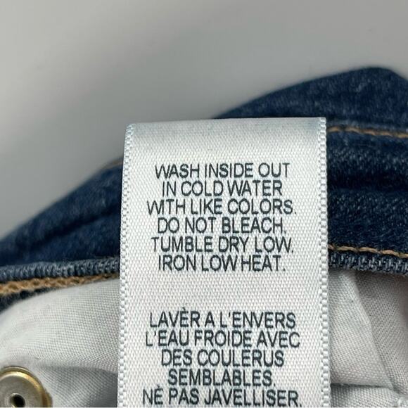 Frame Le Skinny de Jeanne Dark Wash Boho Indie Preppy Jeans Size 33 - Picture 14 of 15